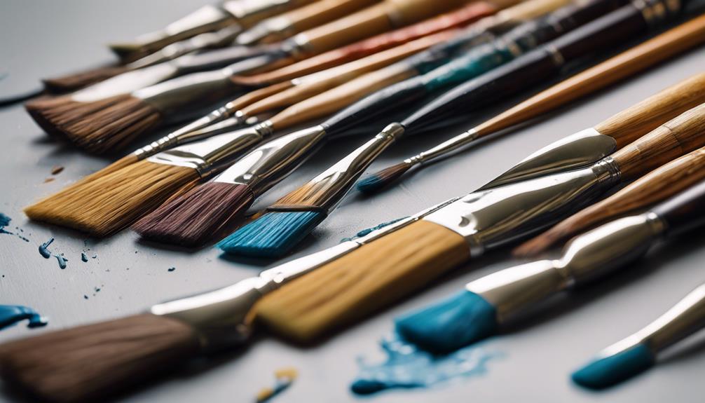 choosing paint brushes wisely