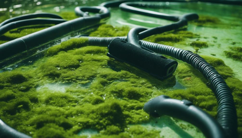choosing pool vacuum algae