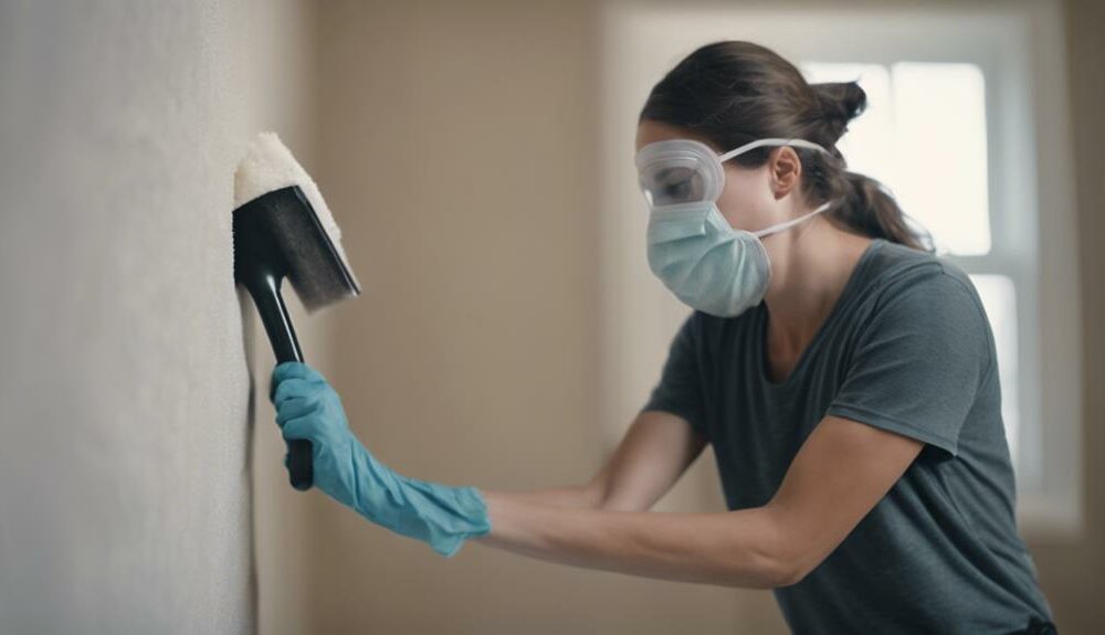 cleaning drywall dust effectively