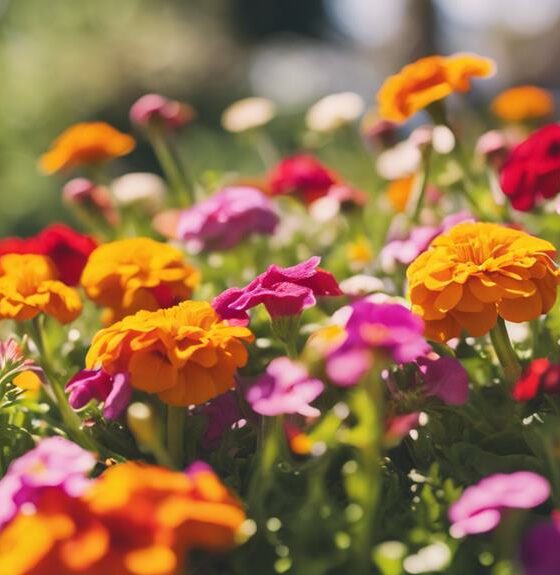 colorful annuals for sun