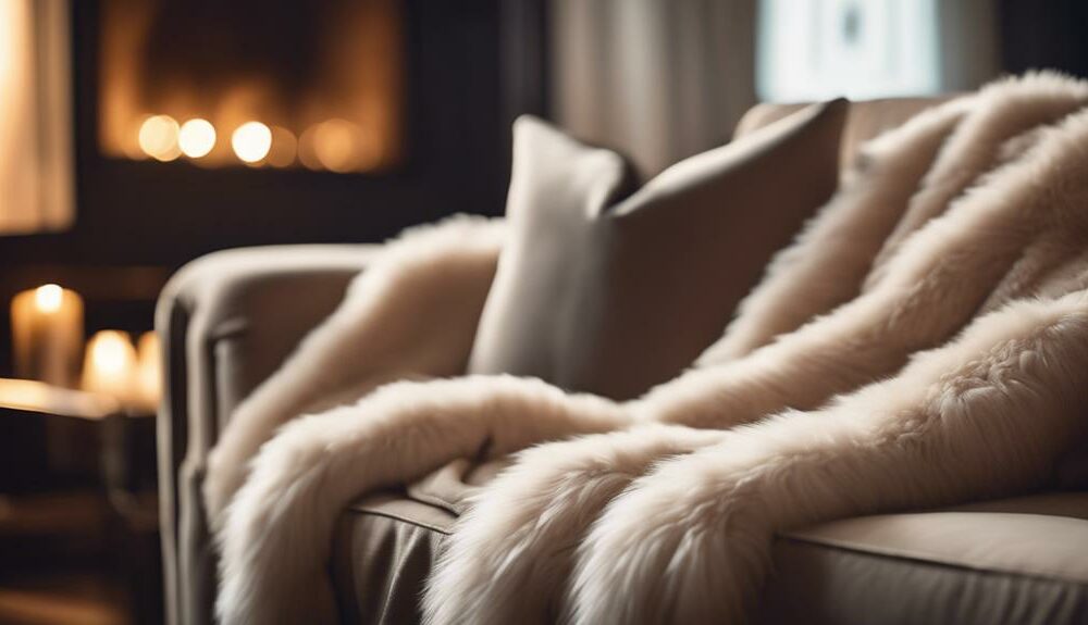 cozy faux fur blankets