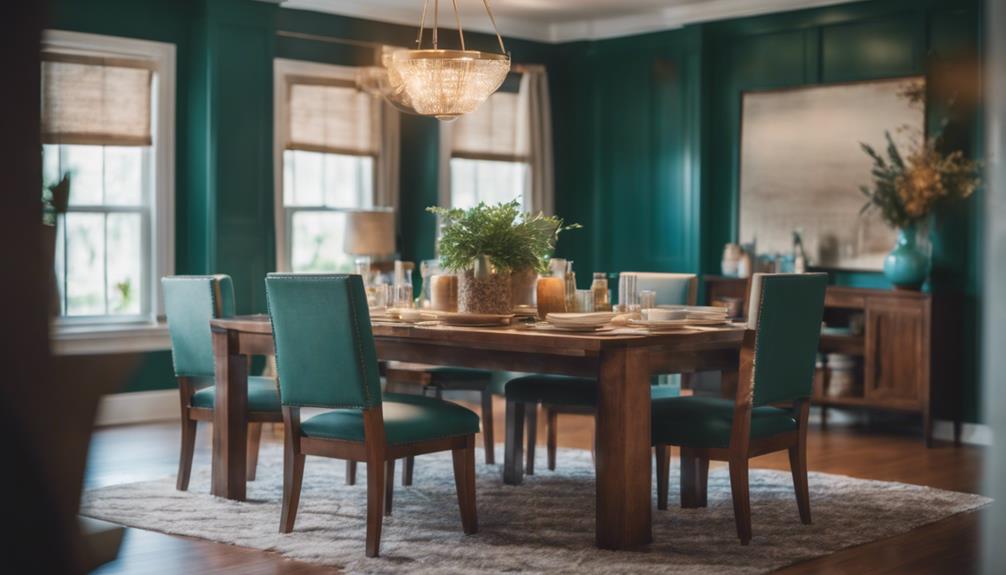 dining room color transformation