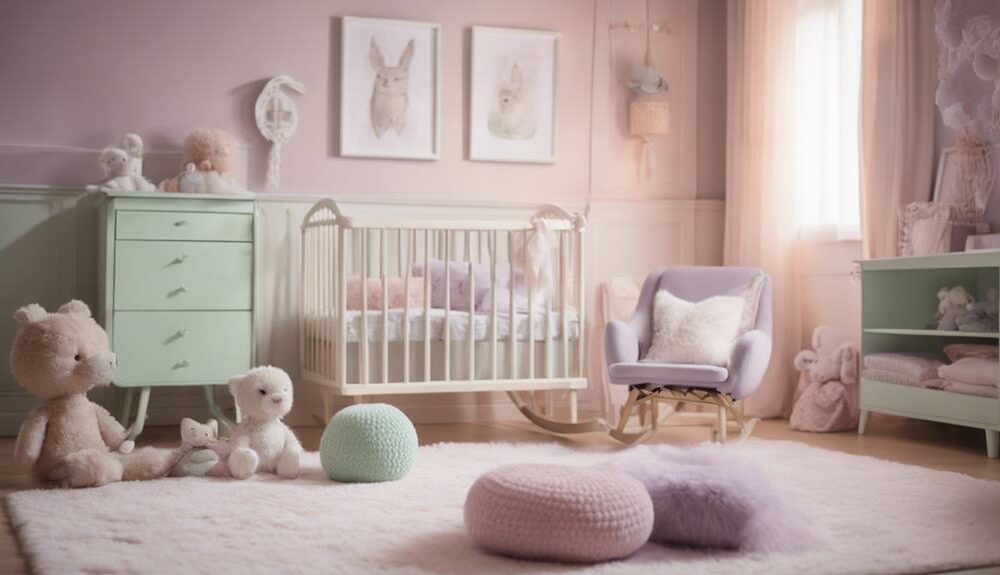 dreamy nursery decor colors