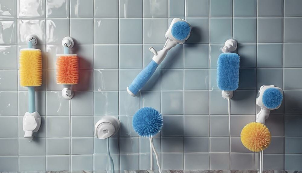 effortless cleaning with scrubbers