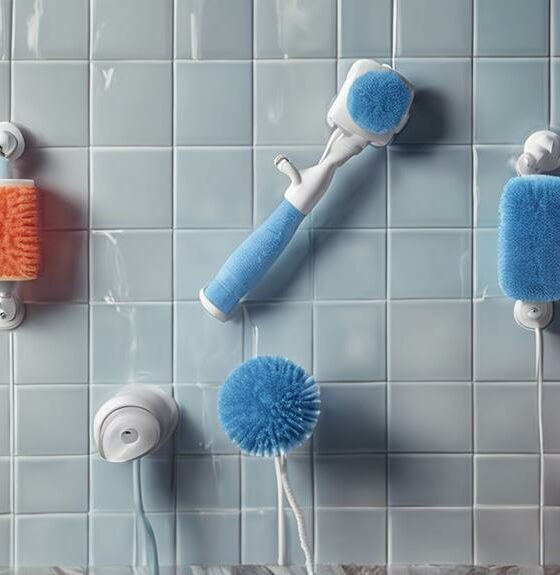effortless cleaning with scrubbers