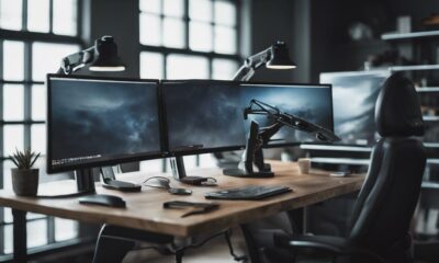 enhance workstation with dual monitors