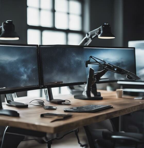 enhance workstation with dual monitors