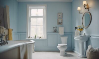 enhancing small bathrooms with color