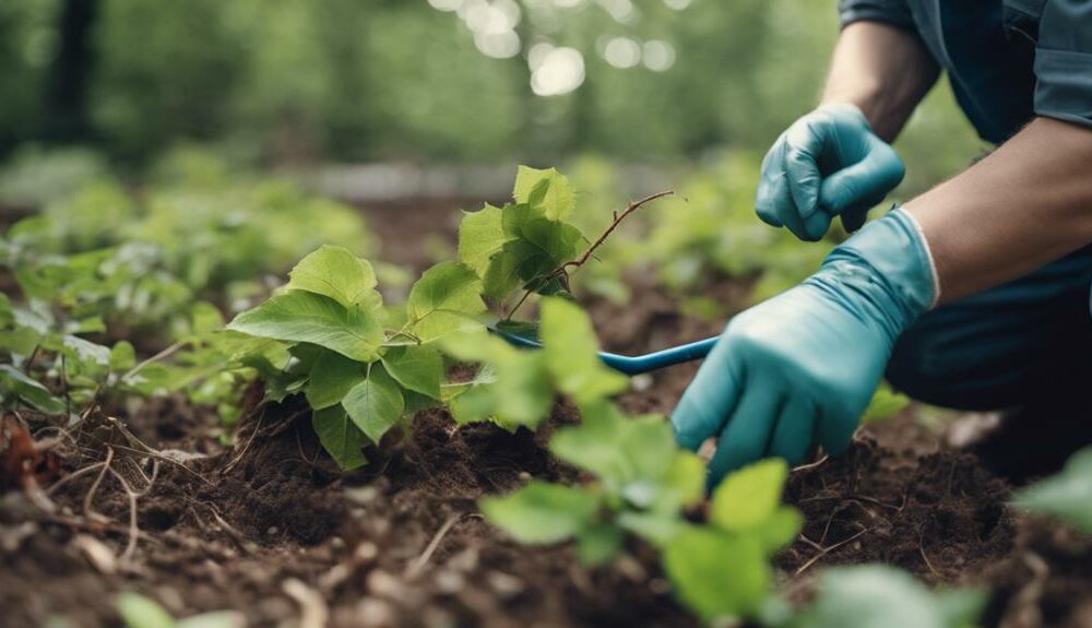 eradicating poison ivy effectively