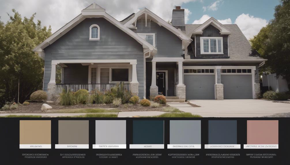exterior paint finish selection