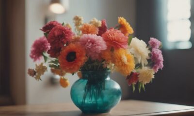 faux flowers for easy decor