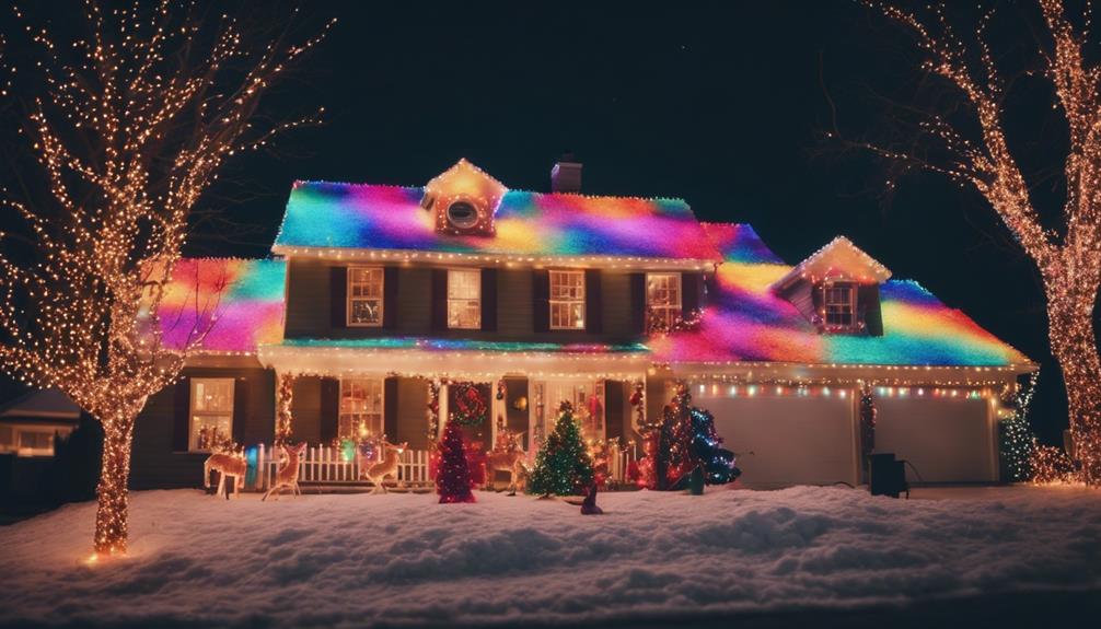 festive outdoor christmas lighting