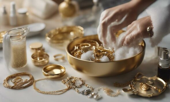 gold jewelry cleaning options