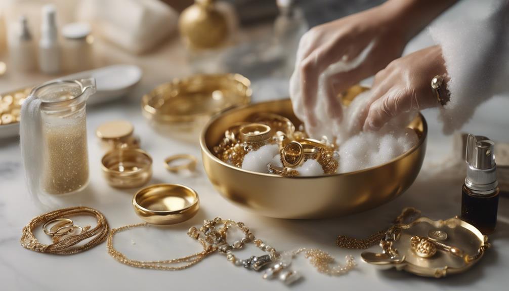 gold jewelry cleaning options