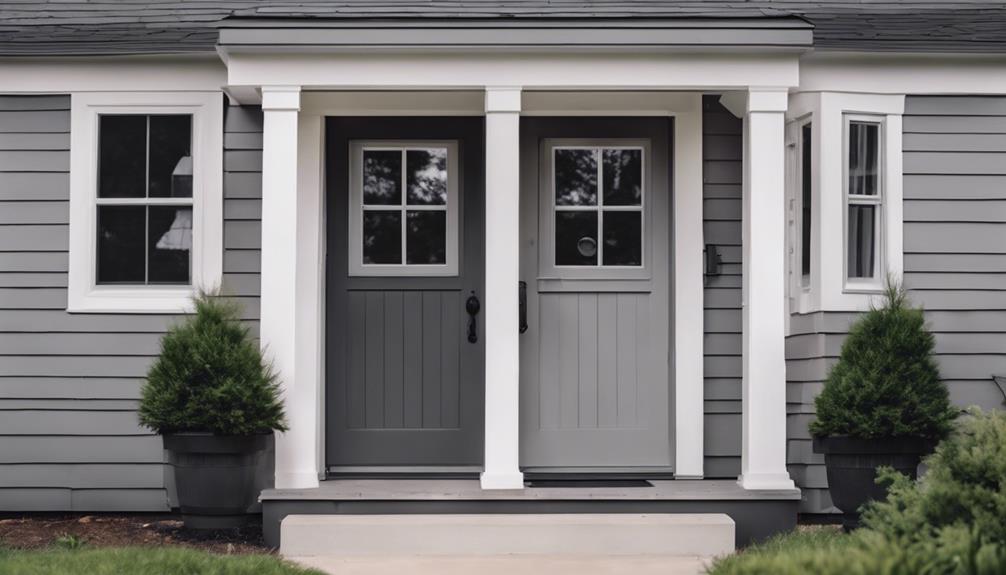 gray paint for exteriors
