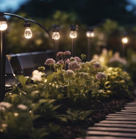 illuminate garden with solar