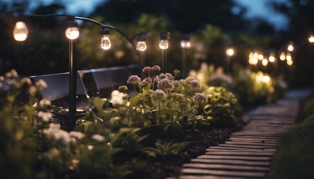 illuminate garden with solar