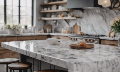 kitchen transformation with countertop paints