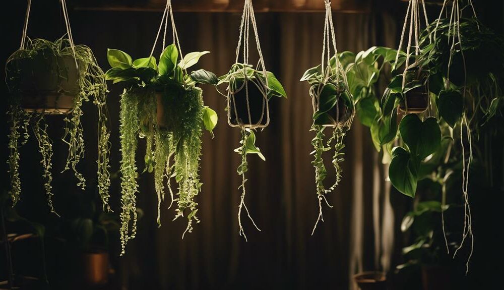 low light hanging plants
