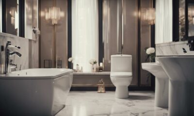 luxurious bathroom with top brands