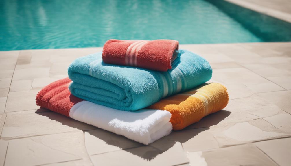 luxurious pool towel collection