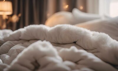 luxurious sleep with comforters