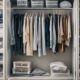 organize wardrobe with containers