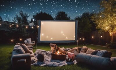 outdoor movie night projectors