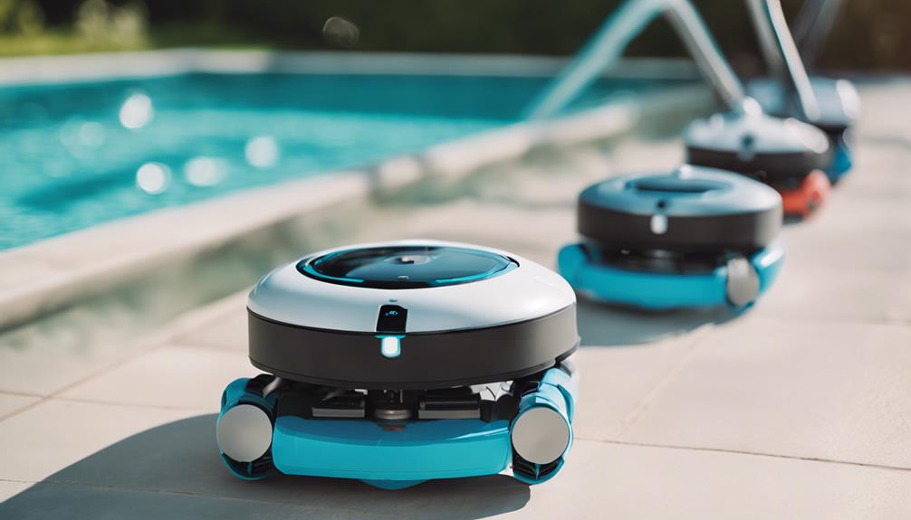 pool robot vacuum features