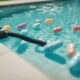 pool vacuums with flocculant