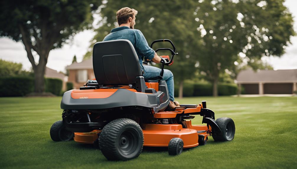 selecting an electric riding mower