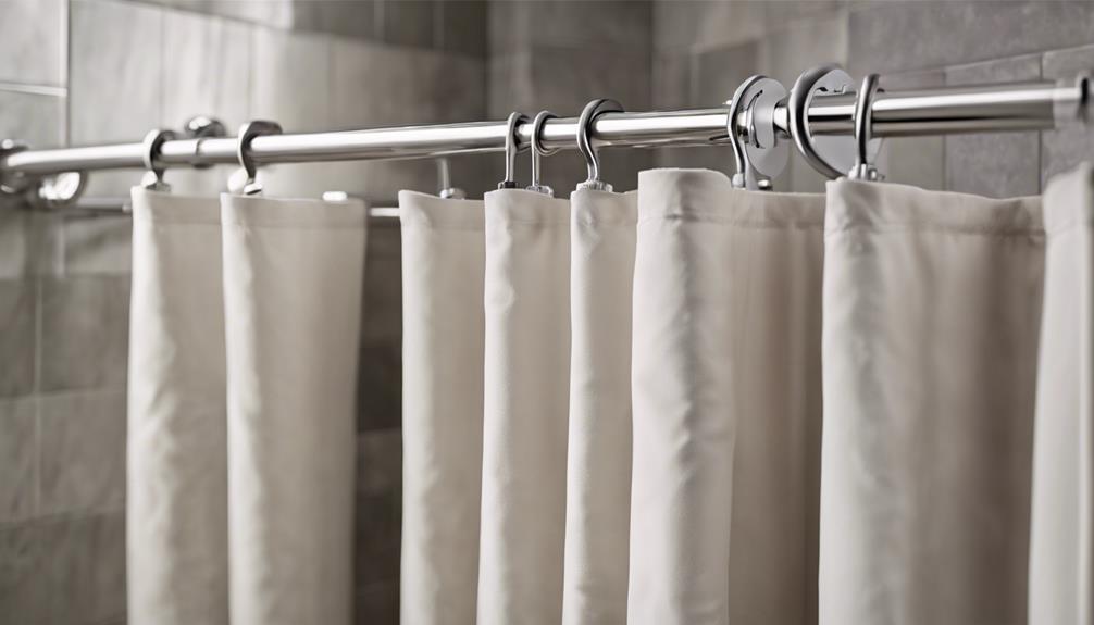 shower curtain rod selection