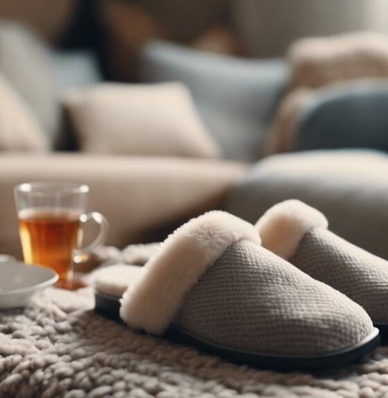 stylish and cozy slippers