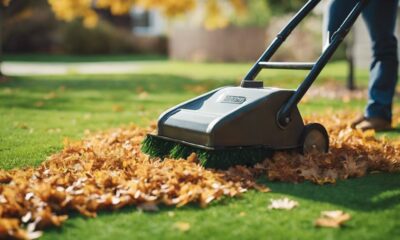 top push lawn sweepers