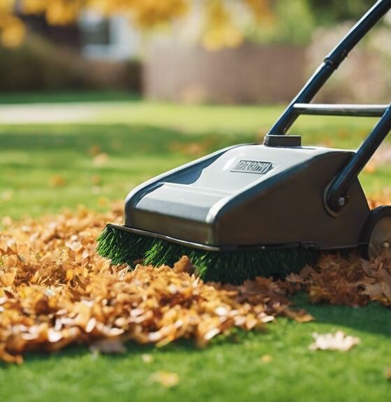 top push lawn sweepers