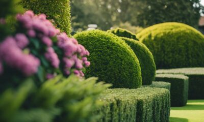 transform outdoor space with hedges