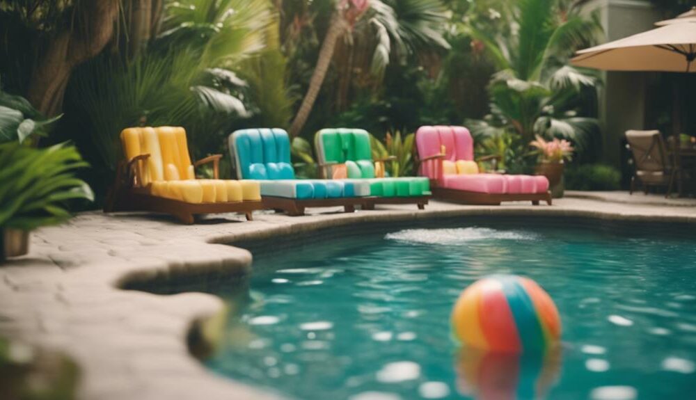 backyard paradise with pool