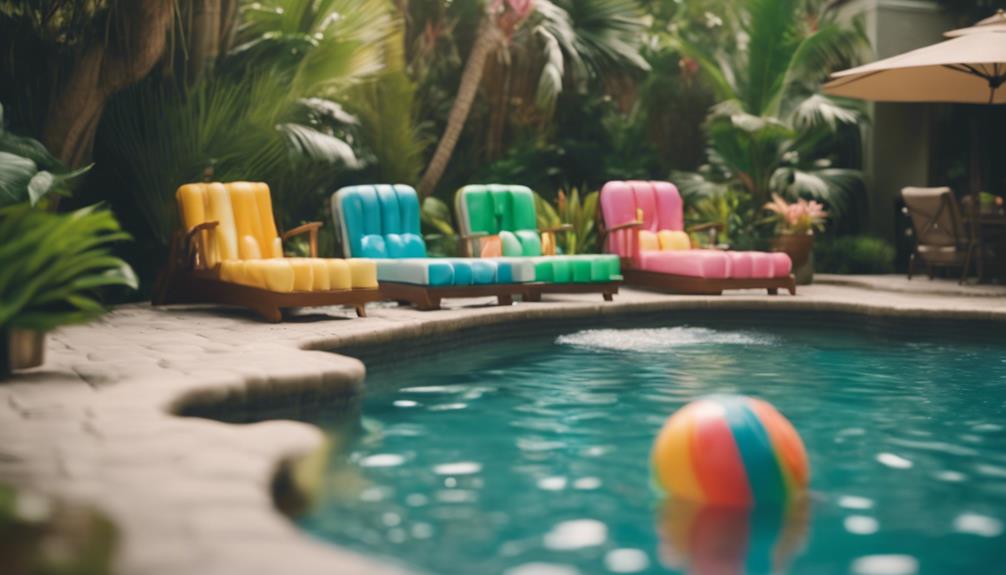 backyard paradise with pool