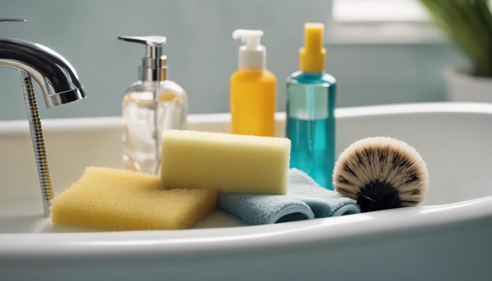 bathtub cleaning method selection