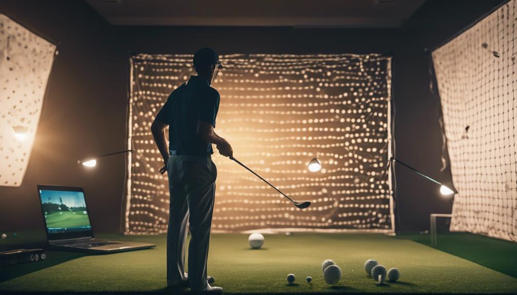 choosing golf simulator net