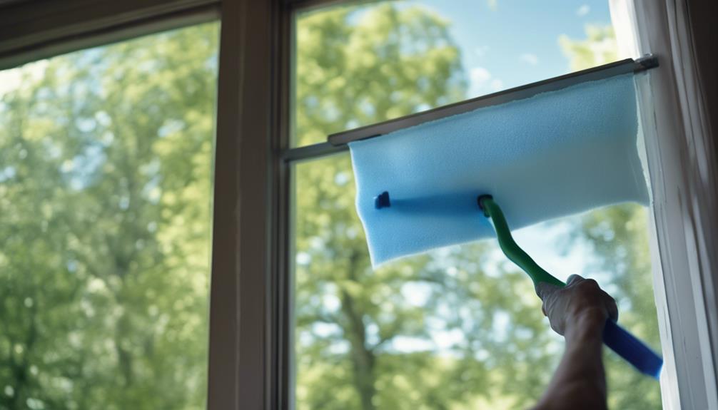 cleaning outside windows effectively
