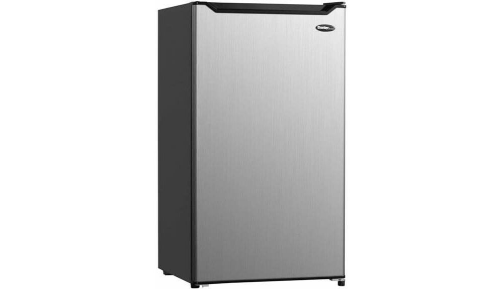 compact fridge storage solution