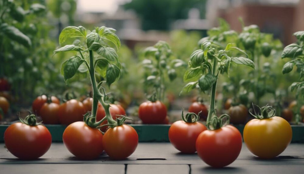 container gardening urban tomatoes
