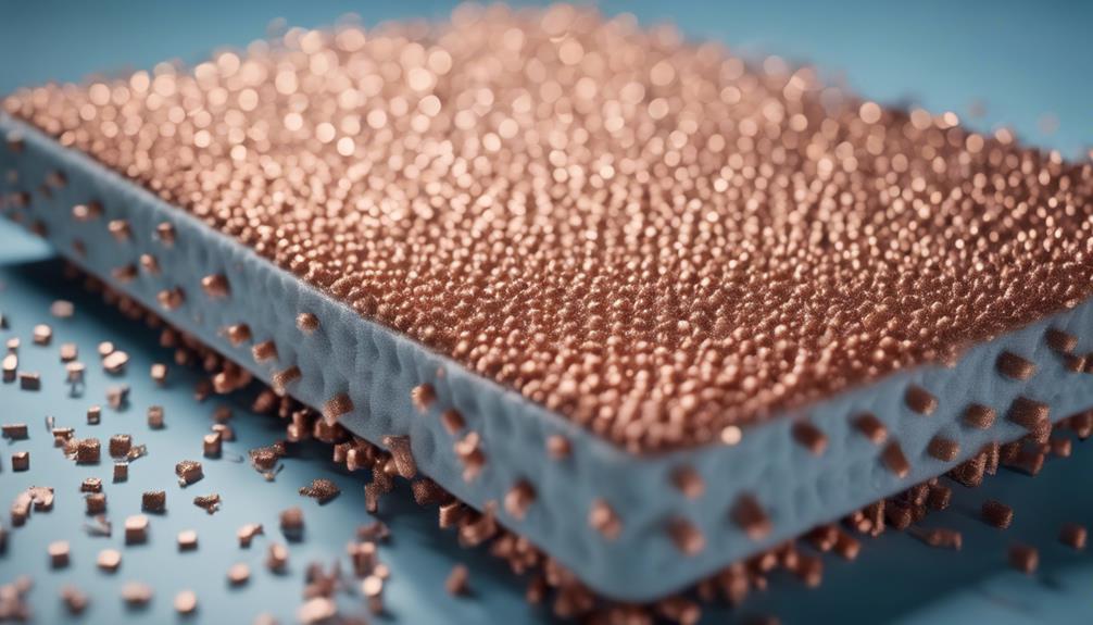 copper infused foam technology