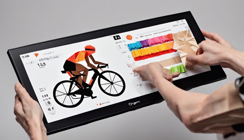 detailed touchscreen technology display