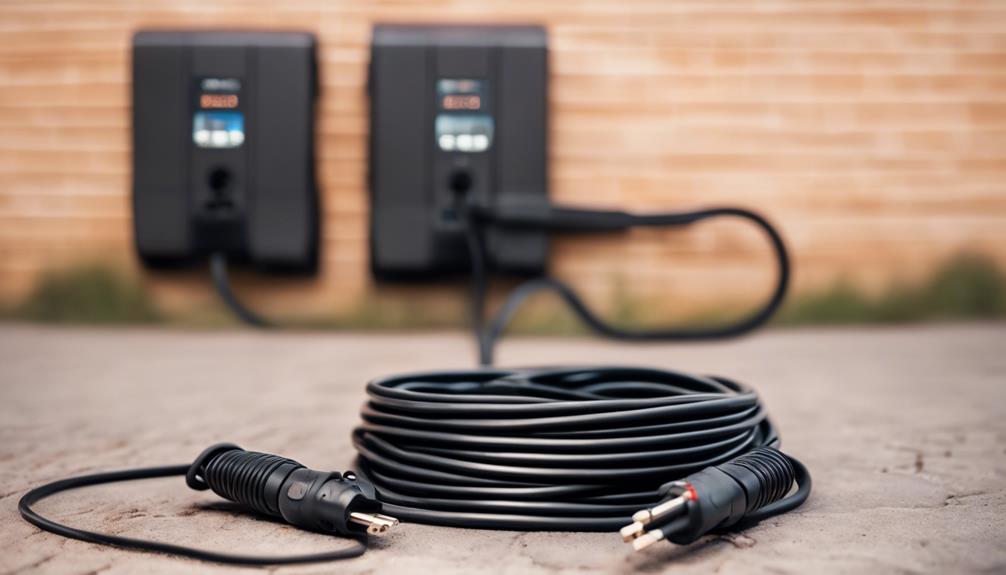 dual electric vehicle chargers
