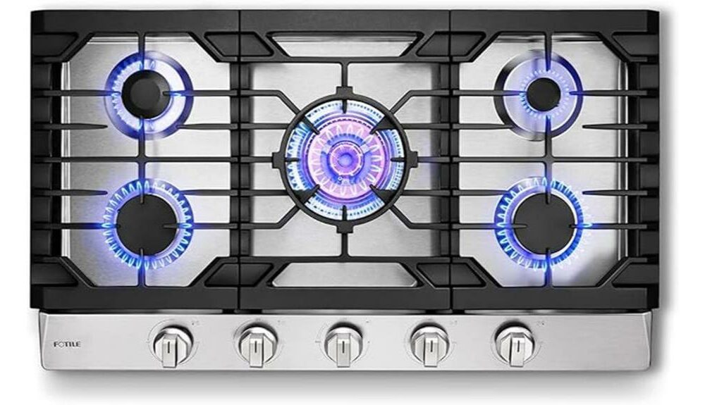 efficient and stylish cooktop