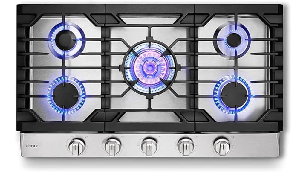 efficient and stylish cooktop