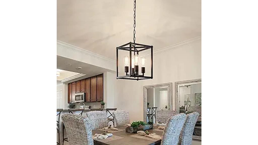 elegant black chandelier design