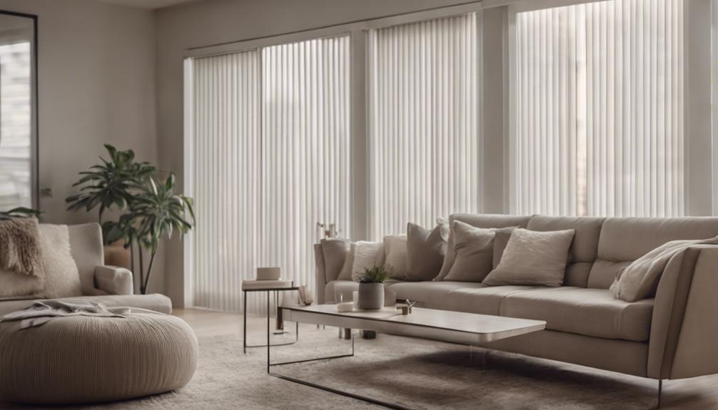 elevate home decor with vertical blinds
